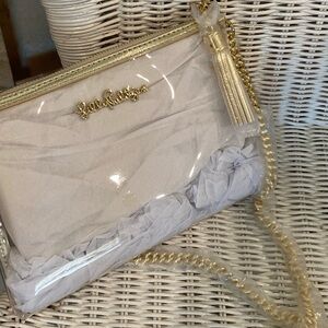 Gold & Clear Lilly Pulitzer Purse